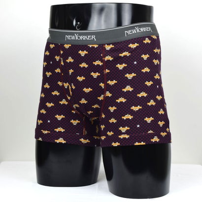 ニューヨーカー ホーム NEWYORKER HOME 前開アウトゴムボクサーブリーフ【返品不可商品】 (アカ)
