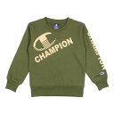 チャンピオン Champion ジュニア スウェットトレーナー チャンピオン スウェットトレーナー_Champion CREW NECK SWEAT CK-YS003 （KHAKI）