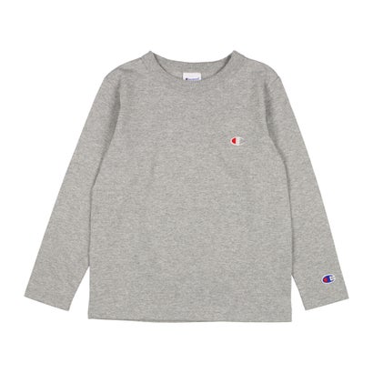 `sI Champion WjA TVc `sI TVc_Champion LONG SLEEVE T-SHIRT CK-Y401 iOXFORD GRAYj