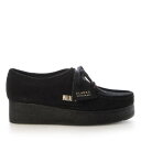 クラークス Clarks WALLACRAFT BEE ワラクラフトビー 厚底 226173497 (ブラック)
