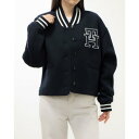 トミー ヒルフィガー TOMMY HILFIGER ウールブレンドバーシティジャケット （ネイビー）