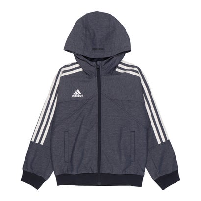 アディダス adidas ジュニア ウインドジャケット B HOT DN WD JKTYB 247 デニムウィンドブレーカー ジャケット IK7378 （レジェンドインク）