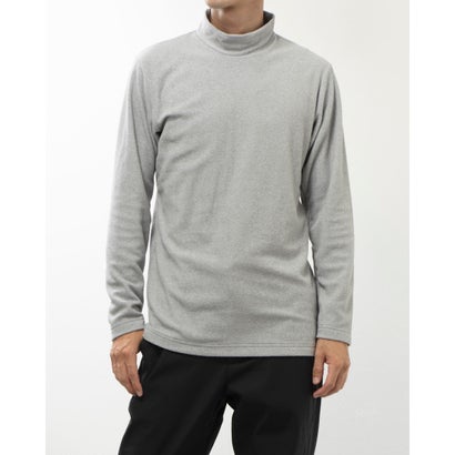 イグニオ IGNIO メンズ ゴルフ 長袖シャツ アイヒートカチオンフリースモックシャツ IG-1L1523H-H （ライトグレー）