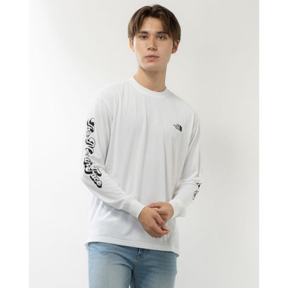 ザ ノース フェイス THE NORTH FACE メンズ 陸上/ランニング 長袖Tシャツ L/S Free Run Crew_ロングスリーブフリーランクルー NT62392 ホワイト 