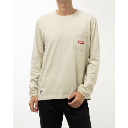 チャムス CHUMS アウトドア ウェア ●CHUMS Skillet L/S T-Shirt ALPEN SMU スキレットロングT （Greige）