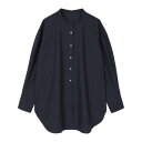 ユアーズ ur's 釦バックスリットチュニックシャツ (ネイビー)(4)