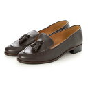 シプレ CHYPRE 3cm本革マニッシュタッセルスリッポン (ダークブラウン)