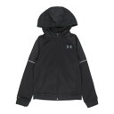 アンダーアーマー UNDER ARMOUR ジュニア スウェットフルジップ UAアーマーフリース ストーム フルジップ フーディー 1379285 (Black...