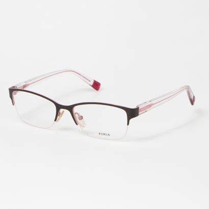 フルラ FURLA メガネ 眼鏡 アイウェア レディース メンズ （ブラウン/ピンク/クリア）