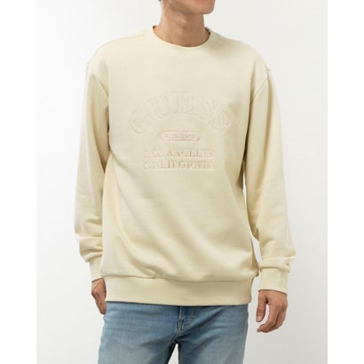 ゲス GUESS Lettering Embroidery Sweatshirt (LBE) トップス スウェット