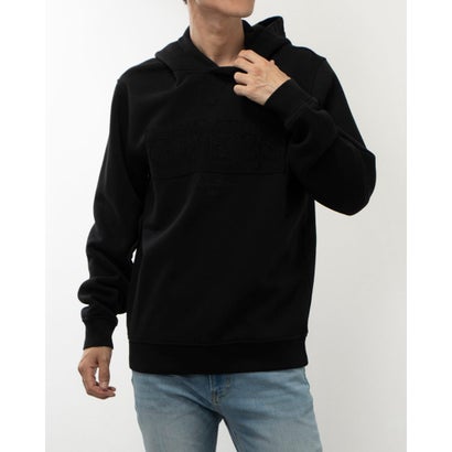 ゲス GUESS Beau Logo Hoodie Sweatshirt (JBLK) パーカー
