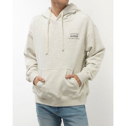 ゲス GUESS Back Print Logo Hoodie (OATMEAL) パーカー