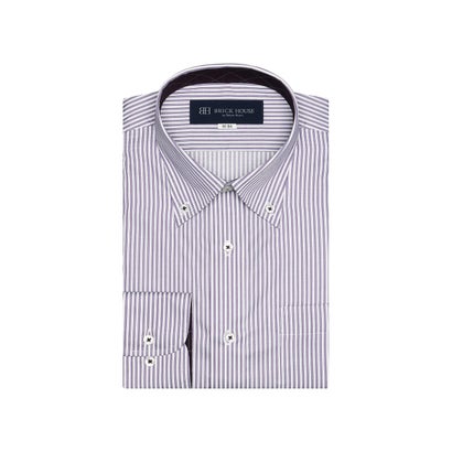 楽天LOCOMALL（ロコンド公式ストア）トーキョーシャツ TOKYO SHIRTS 形態安定 ボタンダウンカラー 長袖 ワイシャツ （パープル）