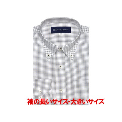 楽天LOCOMALL（ロコンド公式ストア）トーキョーシャツ TOKYO SHIRTS 【大きいサイズ】 形態安定 ボットーニボタンダウン 長袖 ワイシャツ （ブラウン）