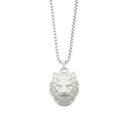 ゲス GUESS LION KING 34''Box Chain & 32Mm Lion Necklace （ST） アクセサリー ネックレス