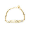 QX GUESS A STAR IS BORN Curb Chain Logo & Stars Bracelet iGOLDj