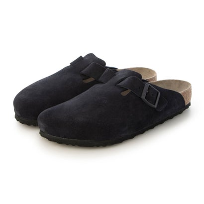 ビルケンシュトック BIRKENSTOCK Boston SFB Suede ボストン ソフトフットベッド スウェード サンダル コルク レギュラー幅 ネイビー 1023910（Midnight）