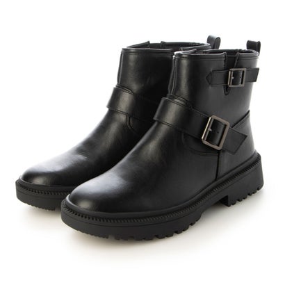 ビュース beauth レディース防水エンジニアブーツ (ブラック)