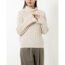 リナシメント RINASCIMENTO ハートリングケーブルタートルニットTOPS (Panna Bianco)