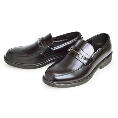 ウィルソン シューズ Wilson shoes ビジネスシューズ メンズ 紳士靴 革靴 走れる ビジネス コンフォート ウォーキング ビットローファー Uチップ （ブラック）