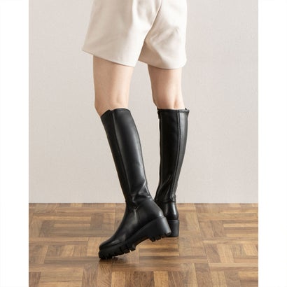 ウニサ UNISA 厚底ソールロングブーツ (ブラック)