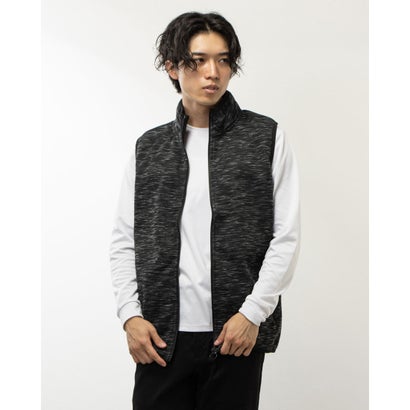 スタイルブロック STYLEBLOCK 防風カット止水ZIPベスト (MIXチャコール)