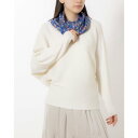 カンカン KANKAN 小花カラフルスヌード (ブルー)