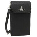 ヴィヴィアンウエストウッド ショルダーバッグ サフィアーノ ブラック レディース VIVIENNE WESTWOOD 53030019 L001N N402 5...