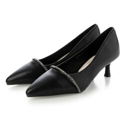 ナチュラルフレックス NATURAL FLEX Cubic Pointed Toe Pumps （BLACK）