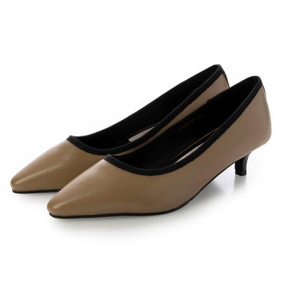 ナチュラルフレックス NATURAL FLEX Dublin Colour Mid-Heel Pumps （DARK BEIGE）