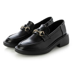 ナチュラルフレックス NATURAL FLEX Square Chunky Loafer （BLACK）