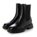 ナチュラルフレックス NATURAL FLEX Square Ankle Boots (BLACK)