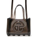 bT melissa MELISSA SMALL JELLY SHOPPER BAG + TELFAR iCLEAR BLACKj