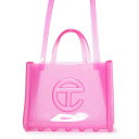 bT melissa MELISSA MEDIUM JELLY SHOPPER BAG + TELFAR iCLEAR PINKj