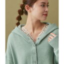 ヴィオラ エ ヴィオラ Viola e Viola あったか綿衿見せレーストップス【吸湿発熱×静電気防止】 (ライトグレー)