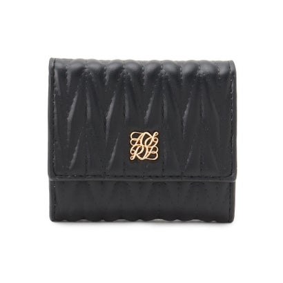 オーバータッシェ Ober Tashe キルティング ボックスコイン三つ折り財布 ミニ財布 ミニウォレット (ブラック(019)) オーバータッシェ Ober Tashe キルティング ボックスコイン三つ折り財布 ミニ財布 ミニウォレット (ブラック(019))