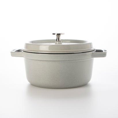 ストウブ STAUB ROUND COCOTTE ラウンド ピコ ココット 22cm【返品不可商品】 WHITE TRUFFLE 