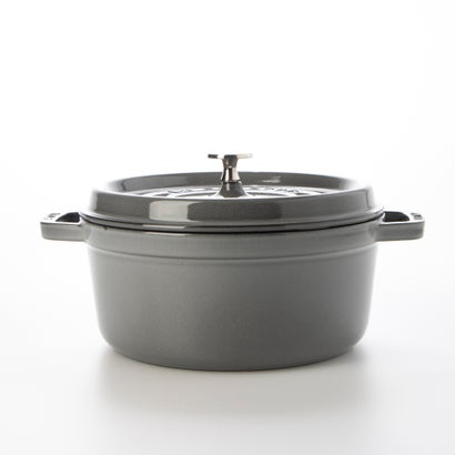 ストウブ STAUB ROUND COCOTTE ラウンド ピコ ココット 24cm【返品不可商品】 GRAPHAIT GREY 