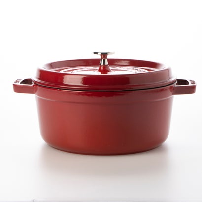 ストウブ STAUB ROUND COCOTTE ラウンド ピコ ココット 24cm【返品不可商品】 CERISE 