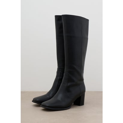 マウジー ブーツ レディース LONG BOOTS BLK