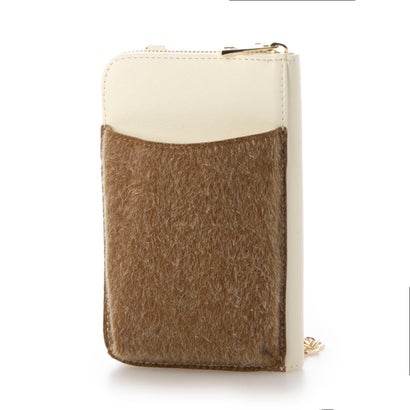 ラ バガジェリー LA BAGAGERIE 【インスタグラマー chiyoさん×LA BAGAGERIE】チェーンスマホショルダー (ホワイト)