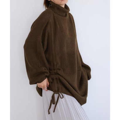 ガーリードール Girly Doll オーバーサイズタートルネックニット （ブラウン）