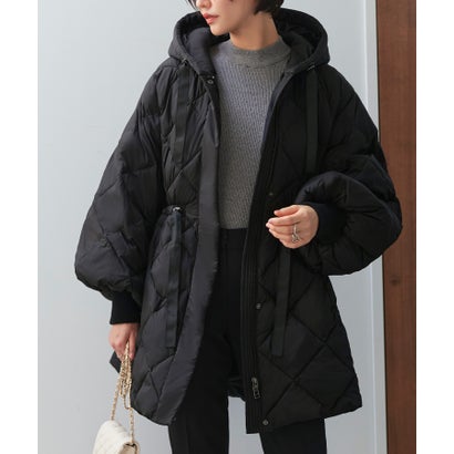 ルイルエブティック RUIRUE BOUTIQUE ファイバーライトサーモ・ボリュームスリーブキルティングコート （ブラック）のサムネイル