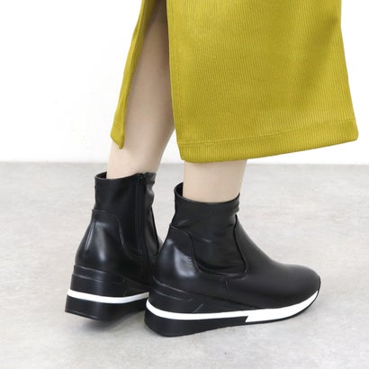 リバティードール LiBERTYDOLL ウェッジソールショートブーツ / 9110 （ブラックピーユー）