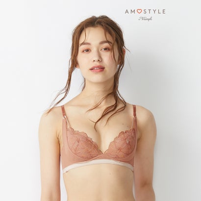 アモスタイル ハ?イ トリンフ? AMOSTYLE BY Triumph チャーミングラマー ノンワイヤーブラジャー インザフォレスト 1442 B-Dカップ （インディアンサマー）