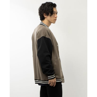 スタイルブロック STYLEBLOCK ポンチビッグシルエットスタジャン （グレーベージュ）