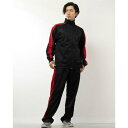スタイルブロック STYLEBLOCK シャドーストライプ上下セット (ブラック×レッド)
