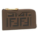 フェンディ フェンディ FENDI フラグメントケース カードケース FFダイヤモンド コインケース ブラウン レディース FENDI 8M0489 ADYM F13VK （BROWN）