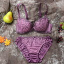 パリーゼ Palissee 【EFカップ】Witch Night 3/4カップブラ&ショーツ【返品不可】 【返品不可商品】 (パープル)