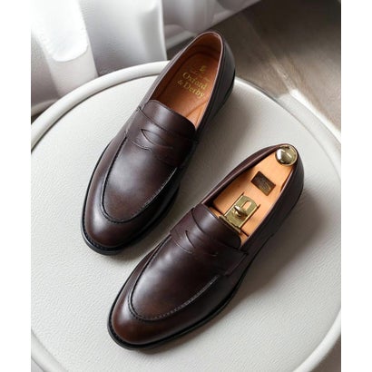 ロンドンシューメイク オックスフォード アンド ダービー London Shoe Make Oxford and Derby レザー スリム コイン ローファー （DBR）